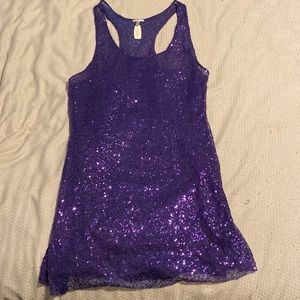NWT Victoria’s Secret Royal Purple lingerie babydoll gown size large